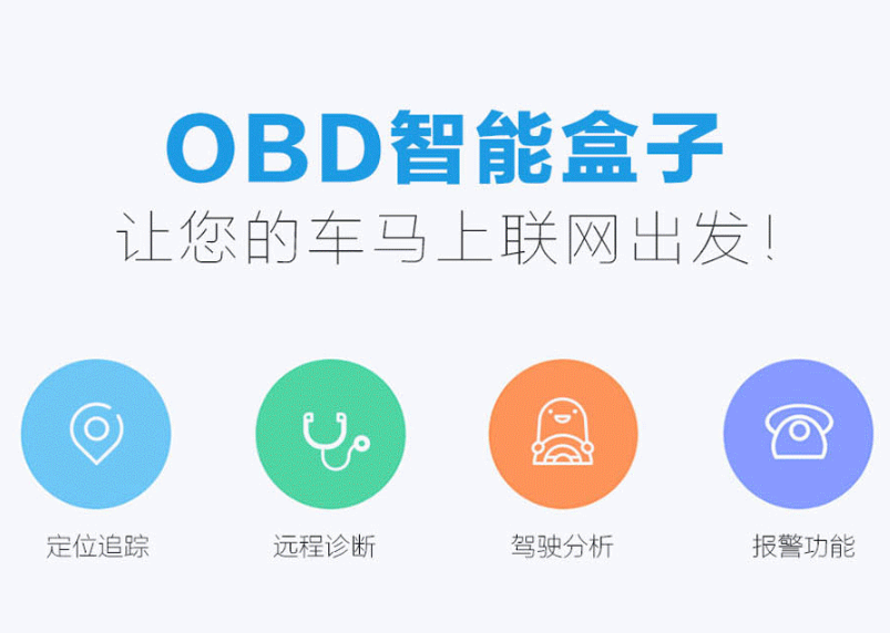 汽车诊断盒子|OBD汽车诊断GPS智能盒子直插式追踪器
